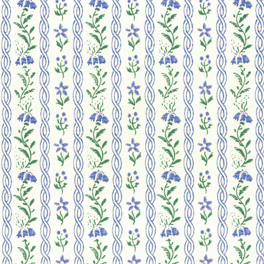 Violet Purple Flowers and Stamped Twists Italian Print Paper ~ Rossi Italy